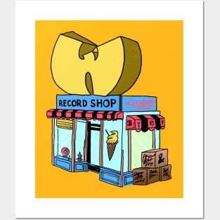 wutang ice and record shop Posters and Art